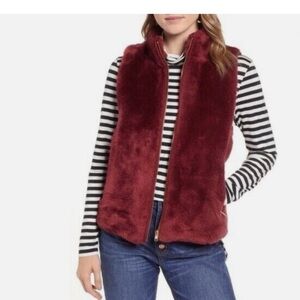 *NAVY* Beautiful plush JCREW vest *NAVY